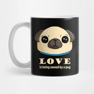 Pug Love (dark) Mug